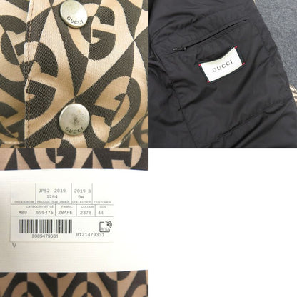 Gucci G Logo Down Long Coat Z8 afe Feather Beige 0700