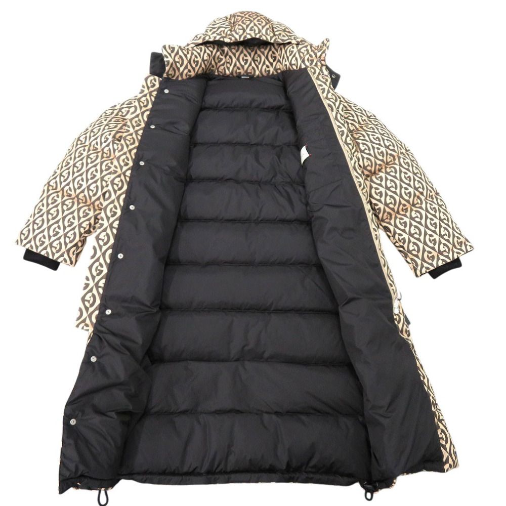 Gucci G Logo Down Long Coat Z8 afe Feather Beige 0700