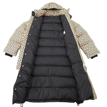 Gucci G Logo Down Long Coat Z8 afe Feather Beige 0700