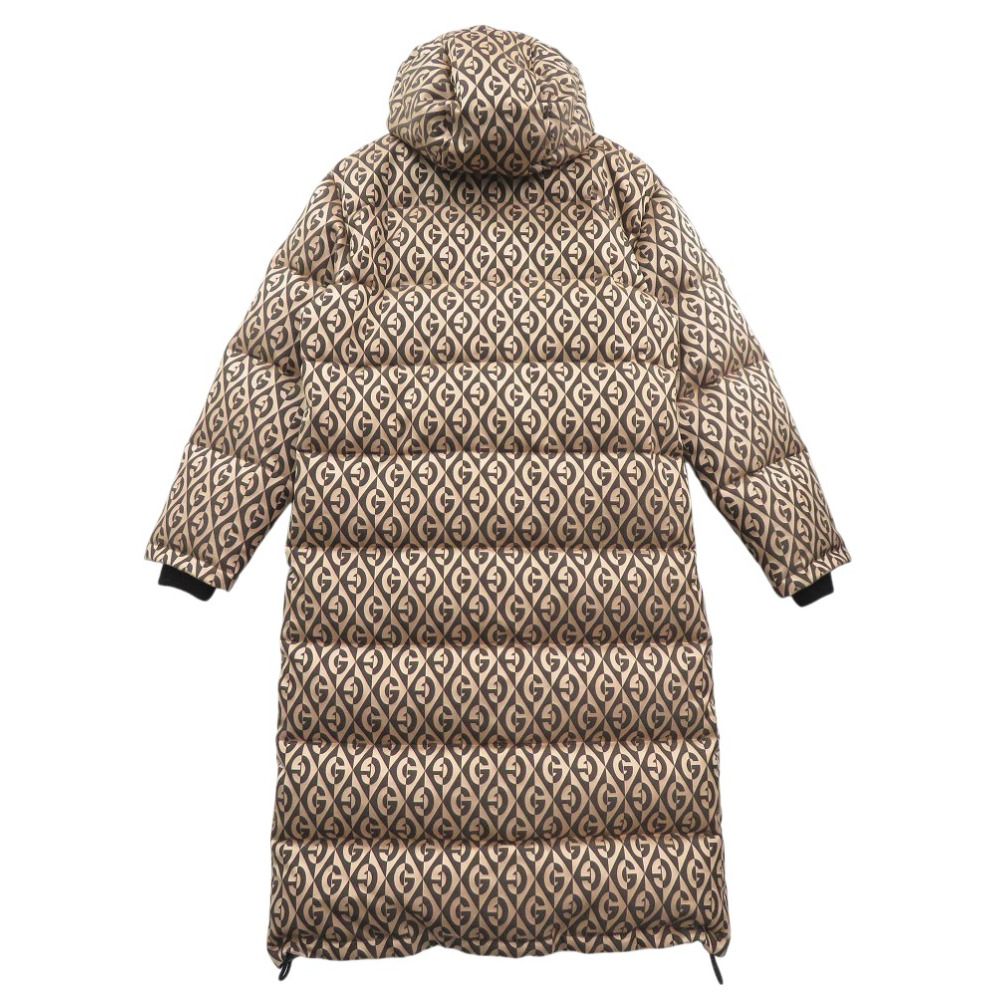 Gucci G Logo Down Long Coat Z8 afe Feather Beige 0700