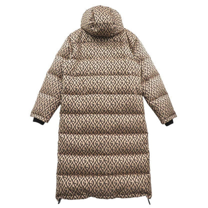 Gucci G Logo Down Long Coat Z8 afe Feather Beige 0700