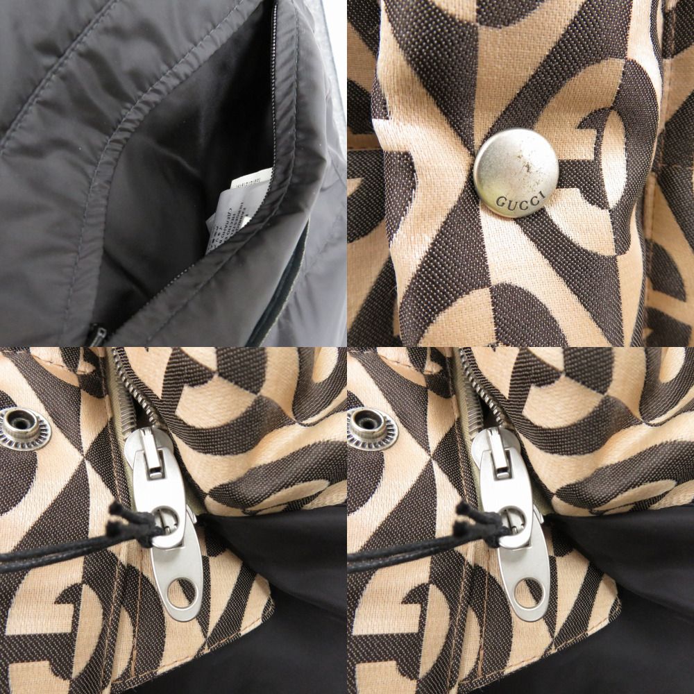 Gucci G Logo Down Long Coat Z8 afe Feather Beige 0700
