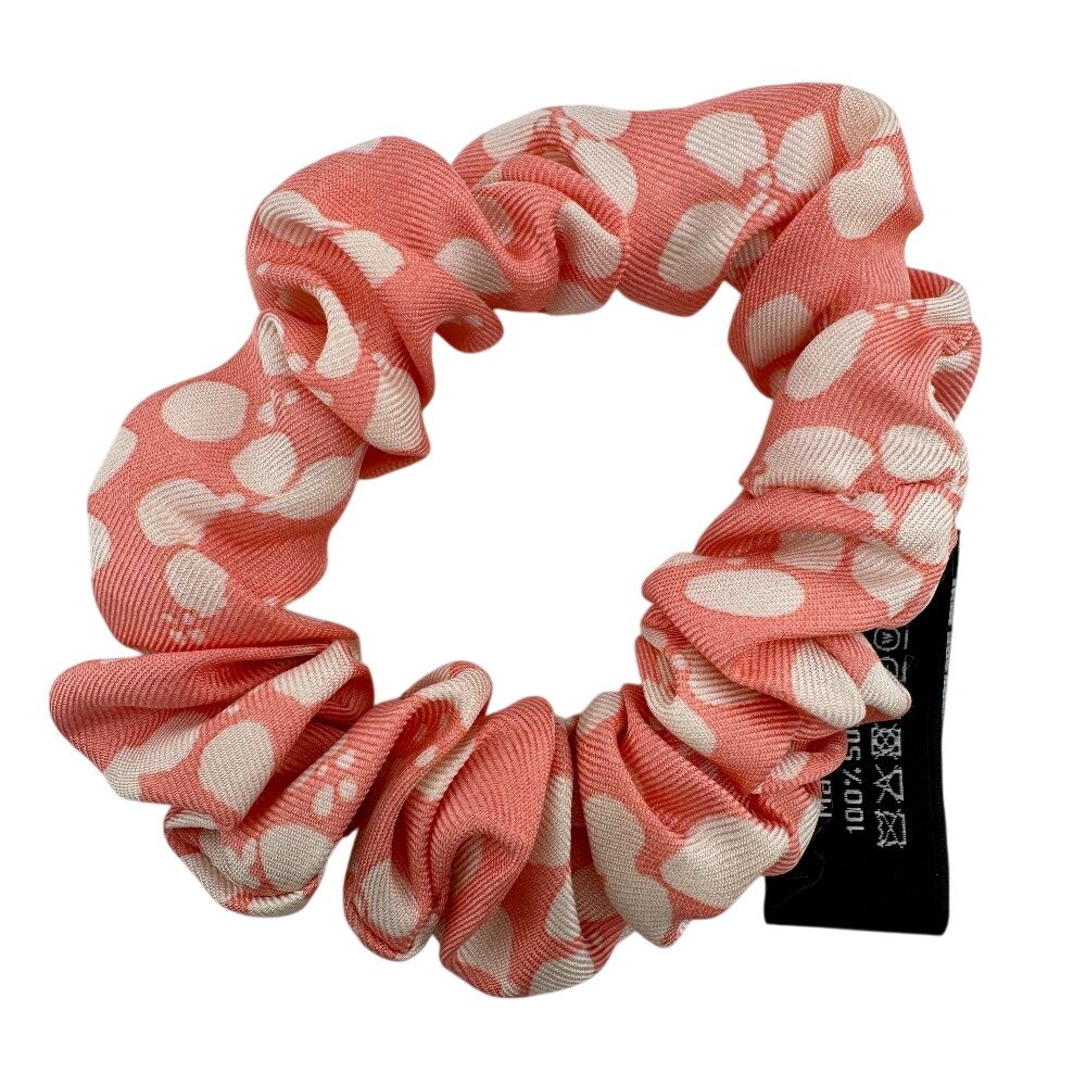 Chanel Scrunchie Hair Accessory Pink Women's