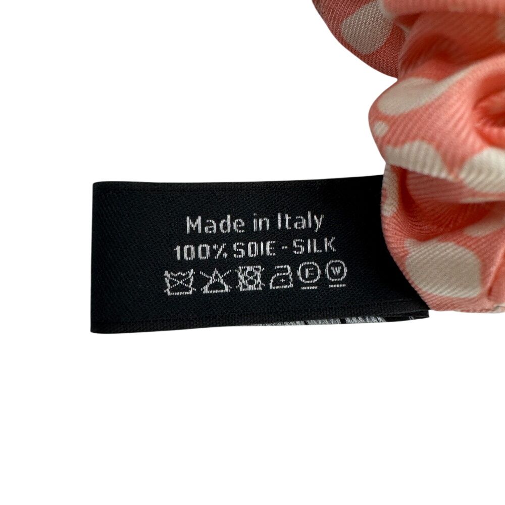 Chanel Scrunchie Hair Accessory Pink Women's