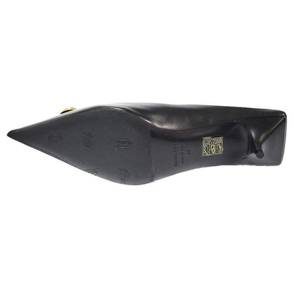 BALENCIAGA BB Square Knife Mule Shoes 614924 Black 40