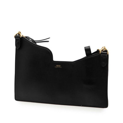 FENDI Mini Bag 3 Pocket Shoulder Bag 8bs025 Black Leather Women's FENDI