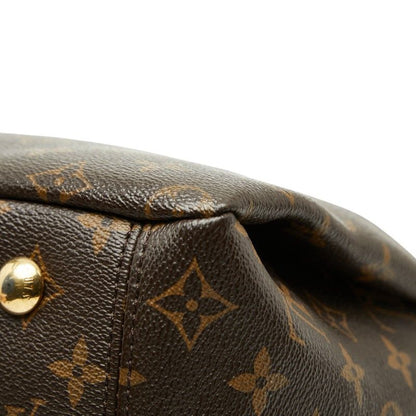 Louis Vuitton Monogram Pallas Handbag Shoulder Bag 2WAY M41633 Brown Purple PVC