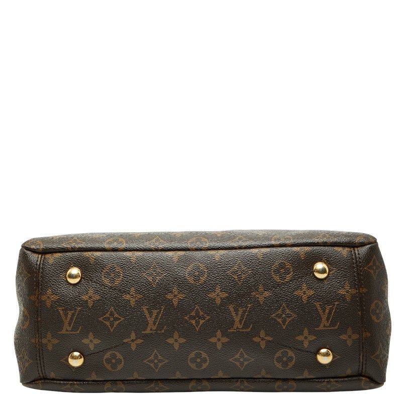 Louis Vuitton Monogram Pallas Handbag Shoulder Bag 2WAY M41633 Brown Purple PVC