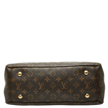 Louis Vuitton Monogram Pallas Handbag Shoulder Bag 2WAY M41633 Brown Purple PVC