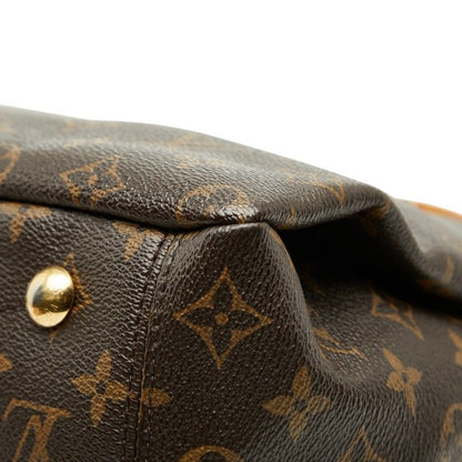Louis Vuitton Monogram Pallas Handbag Shoulder Bag 2WAY M41633 Brown Purple PVC