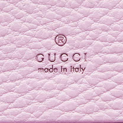 GUCCI Ggmarmont Bosco Bifold Wallet Compact Wallet 499325 Pink Leather Women's