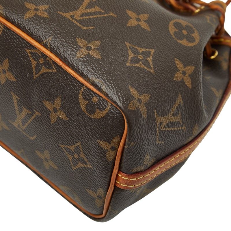 Louis Vuitton Monogram Nano Noe Crossbody Mini Shoulder Bag Drawstring M41346
