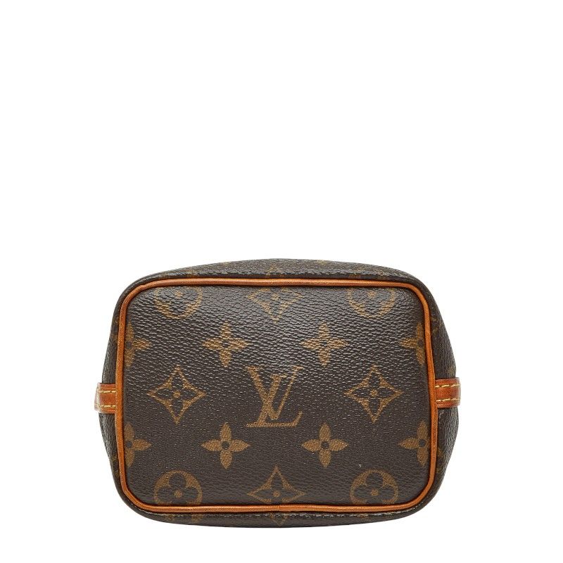 Louis Vuitton Monogram Nano Noe Crossbody Mini Shoulder Bag Drawstring M41346