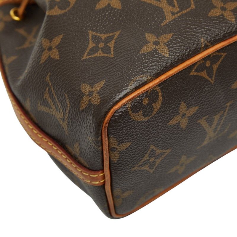 Louis Vuitton Monogram Nano Noe Crossbody Mini Shoulder Bag Drawstring M41346