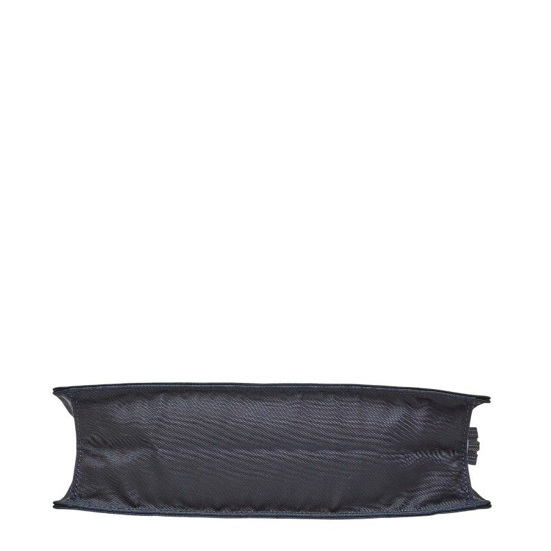PRADA Triangle Logo Plate Chain Handbag Navy - Tessuto Nylon Women's PRADA