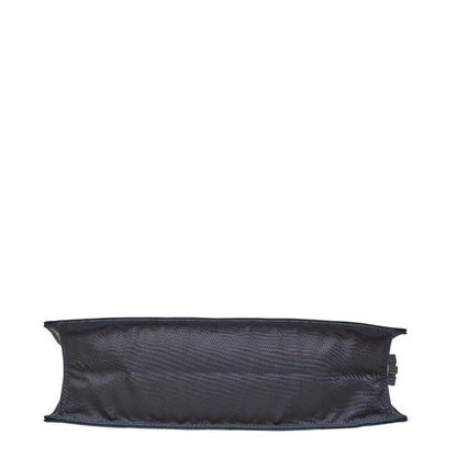 PRADA Triangle Logo Plate Chain Handbag Navy - Tessuto Nylon Women's PRADA