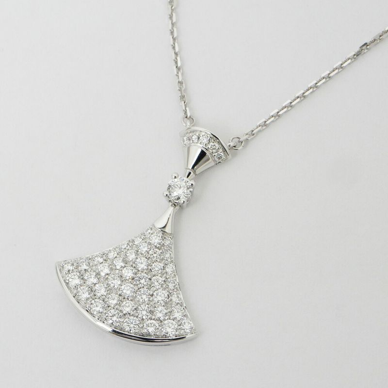 BVLGARI Diva Dream Necklace 750wg Diamond Approx 7.2g Regular Box-warran