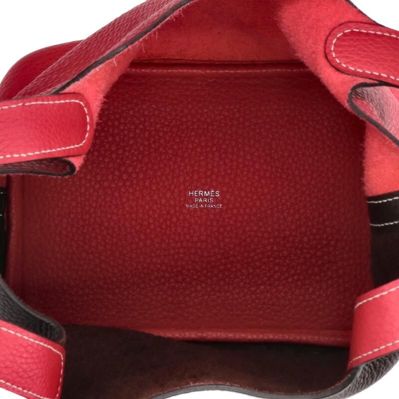 HERMES Picotin Rock Kazak PM Z Engraved Svhardware Taurillon Clemence Handbag