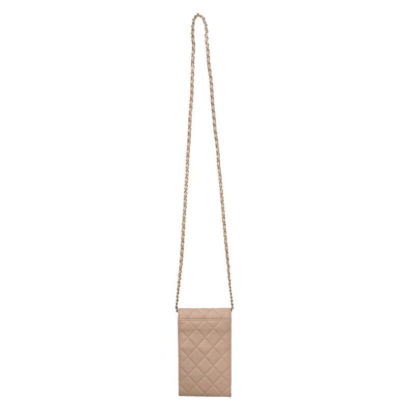 CHANEL Fonke Quilted Chain Shoulder Bag Women's