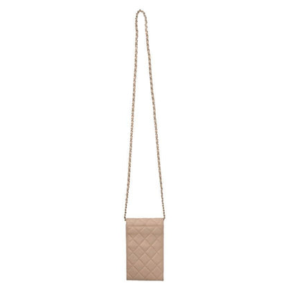 CHANEL Fonke Quilted Chain Shoulder Bag Women's