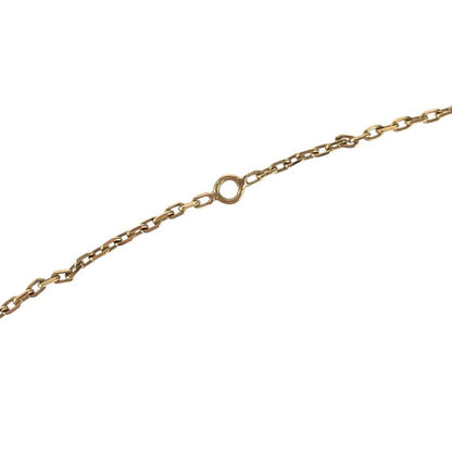 HERMES Amulet Marokinier Gold Black Metal Buffalo Horn Necklace Pendant Women's
