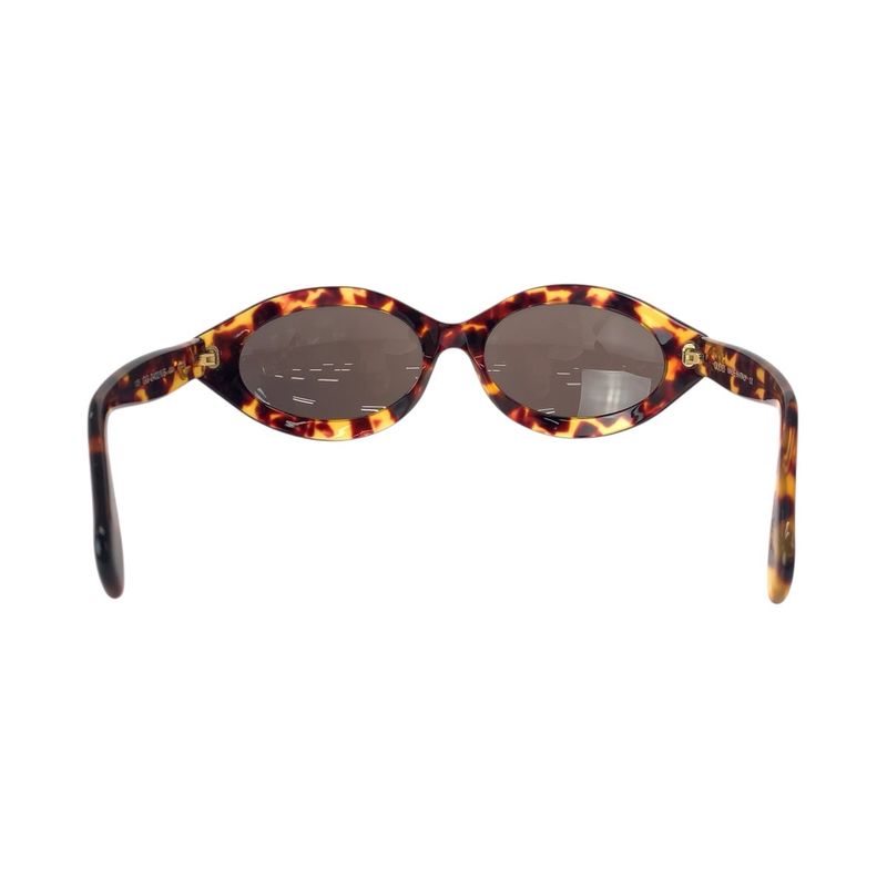 GUCCI Tortoiseshell Pattern Brown Gold Hardware Plastic 125 GG 2402 N S 02Y
