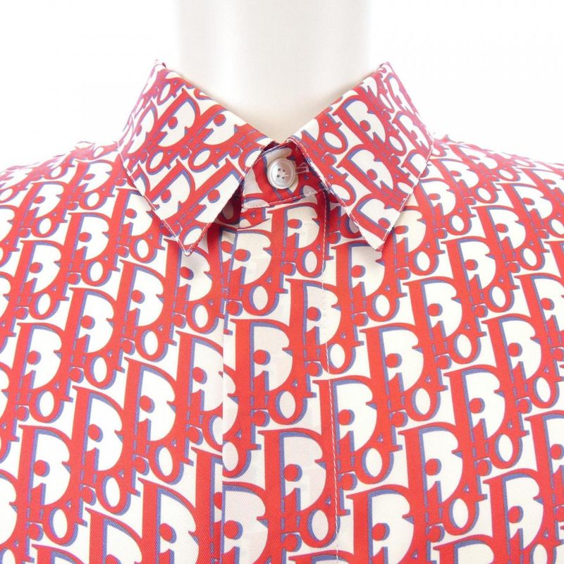 DIOR Oblique Oganic SILK Twill Oblique 193c545a4751 S/S Shirt