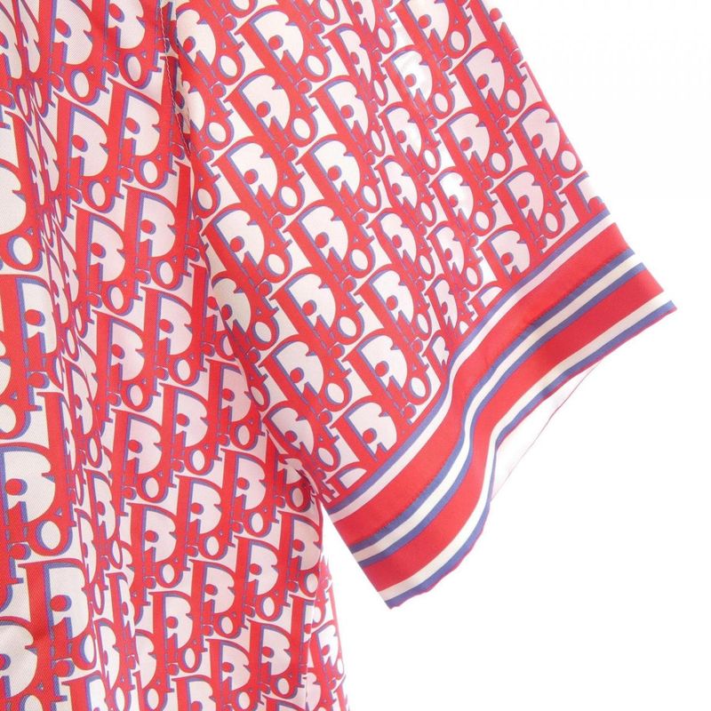 DIOR Oblique Oganic SILK Twill Oblique 193c545a4751 S/S Shirt
