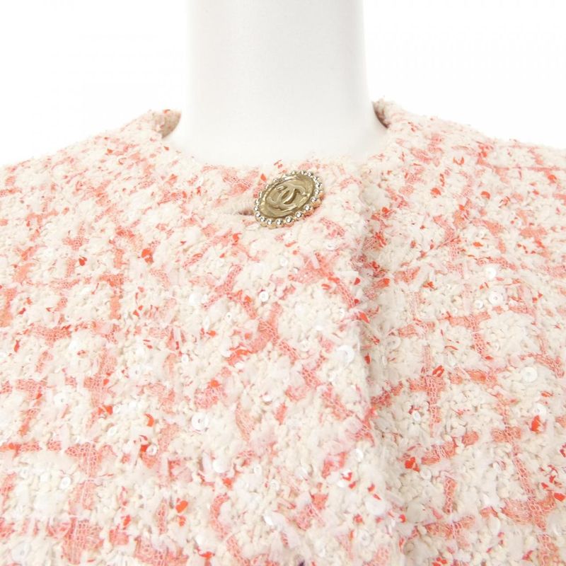 CHANEL Look39 P76716v65900 No-color Jacket