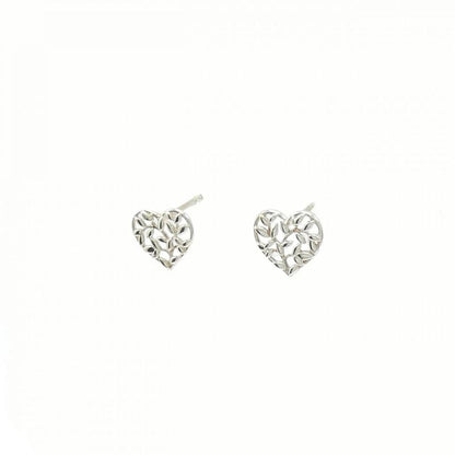 Tiffany & Co Olive Brief Heart Earrings