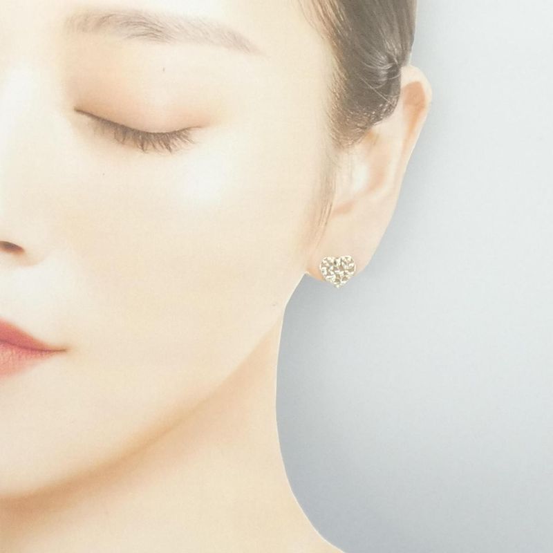 Tiffany & Co Olive Brief Heart Earrings
