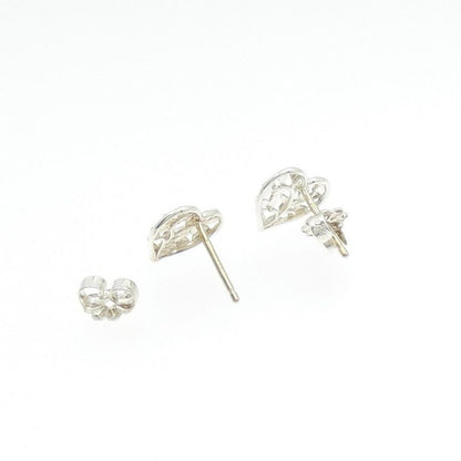 Tiffany & Co Olive Brief Heart Earrings