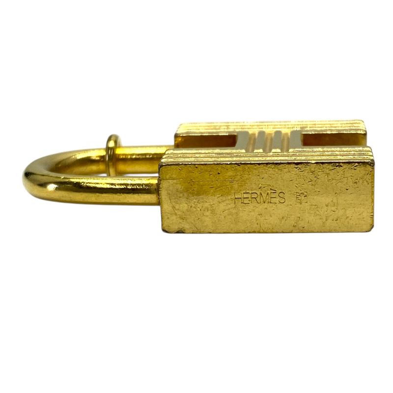 HERMES First Step Of The New Century Cadena Padlock 2000 Limited H Motif Charm