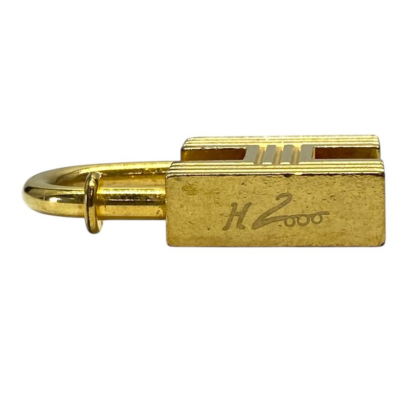 HERMES First Step Of The New Century Cadena Padlock 2000 Limited H Motif Charm