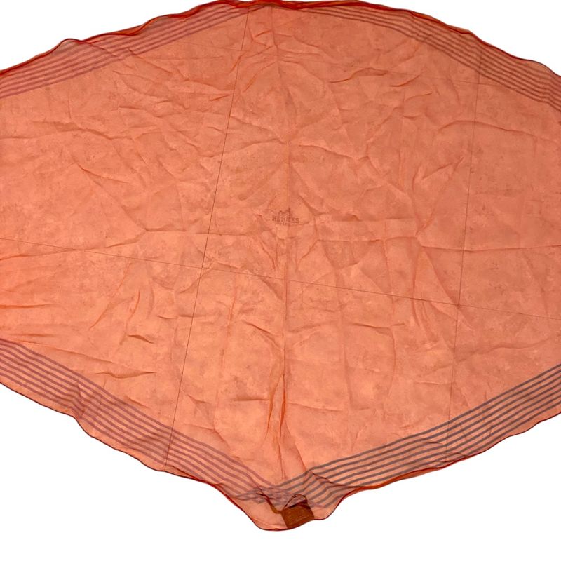 HERMES Rosange Scarf Shawl Diamond Scarf Accessories - Cashmere Silk Logo