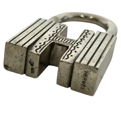 HERMES Sv925 Touareg Cadena Padlock H Motif Charm Accessories - Silver - HERMES