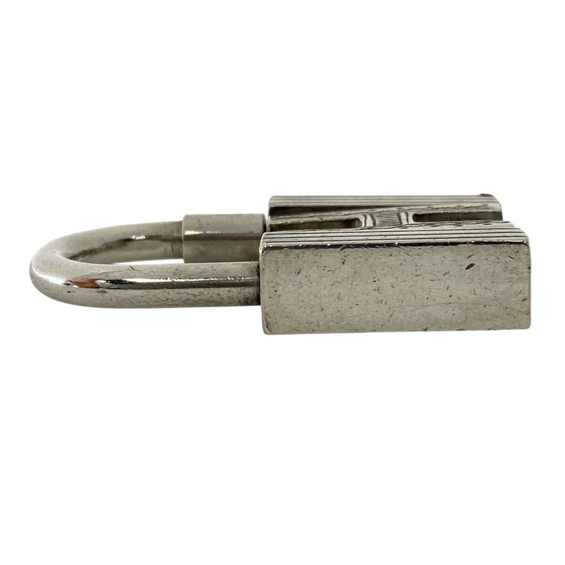 HERMES Sv925 Touareg Cadena Padlock H Motif Charm Accessories - Silver - HERMES