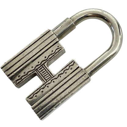 HERMES Sv925 Touareg Cadena Padlock H Motif Charm Accessories - Silver - HERMES