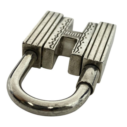 HERMES Sv925 Touareg Cadena Padlock H Motif Charm Accessories - Silver - HERMES