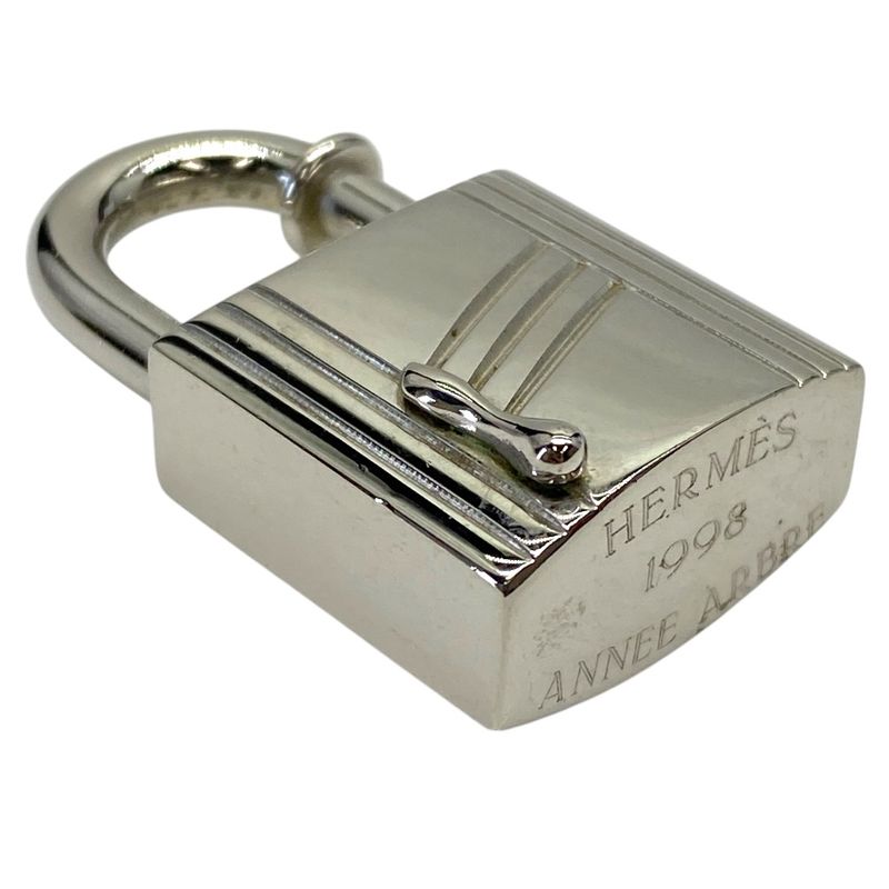 HERMES Anno-albre Cadena Padlock 1998 Charm Accessories - Silver - HERMES