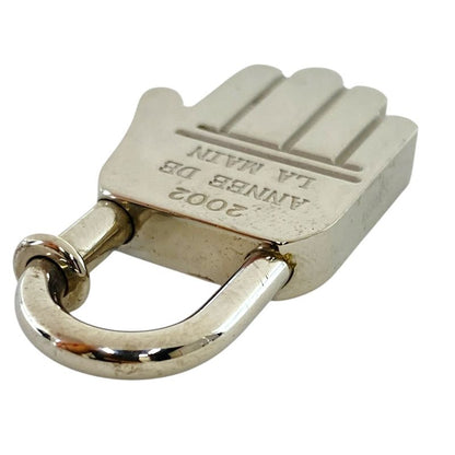 HERMES Année-de-laman Cadena Padlock Hand Motif Padlock 2002 Charm Accessory