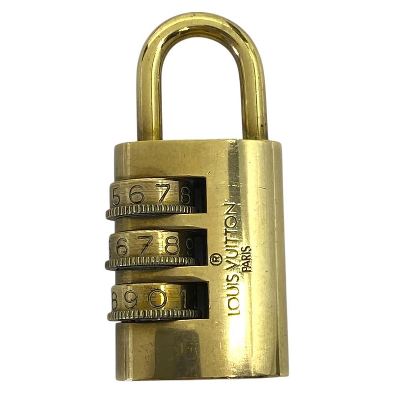 Louis Vuitton Cadena Padlock Dial Padlock Charm Accessories - Gold Louis