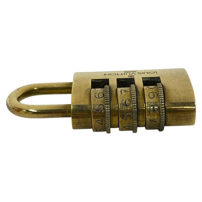 Louis Vuitton Cadena Padlock Dial Padlock Charm Accessories - Gold Louis
