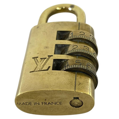 Louis Vuitton Cadena Padlock Dial Padlock Charm Accessories - Gold Louis