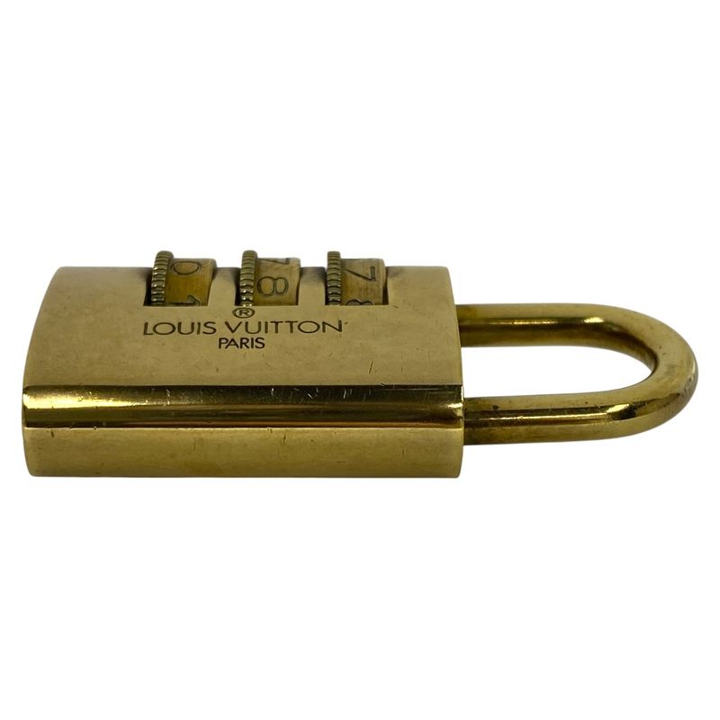Louis Vuitton Cadena Padlock Dial Padlock Charm Accessories - Gold Louis