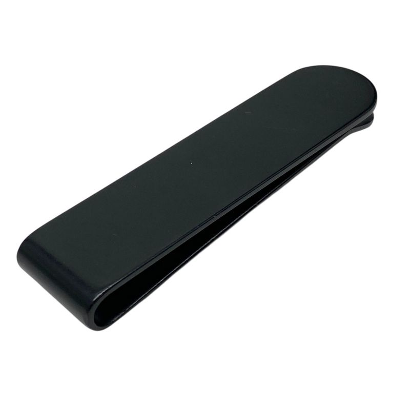 Saint Laurent Money Clip ID Plate Bill Clip Logo Metal Black 485362j160u0533