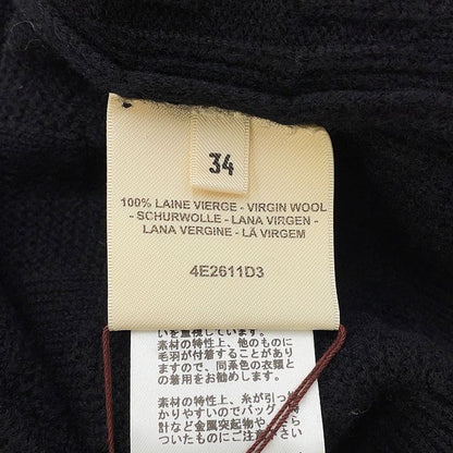 Hermes Knit Long Sleeve Motif 34 Top Black