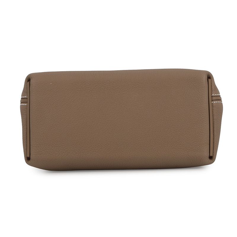 Hermes 24 29 Sac Van Quatre Etoupe Silver Togo Swift 2-Way