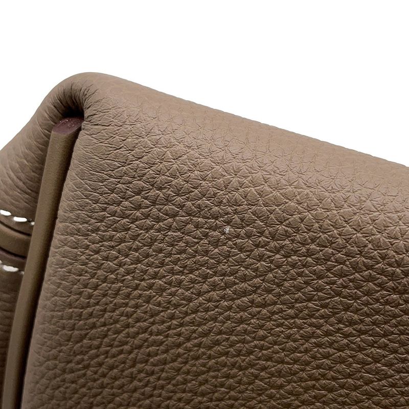 Hermes 24 29 Sac Van Quatre Etoupe Silver Togo Swift 2-Way