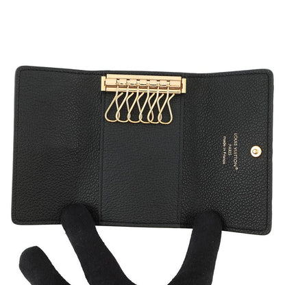 Louis Vuitton Key Case Monogram Empreinte 6 Multicles 6 Key Holder Noir Black